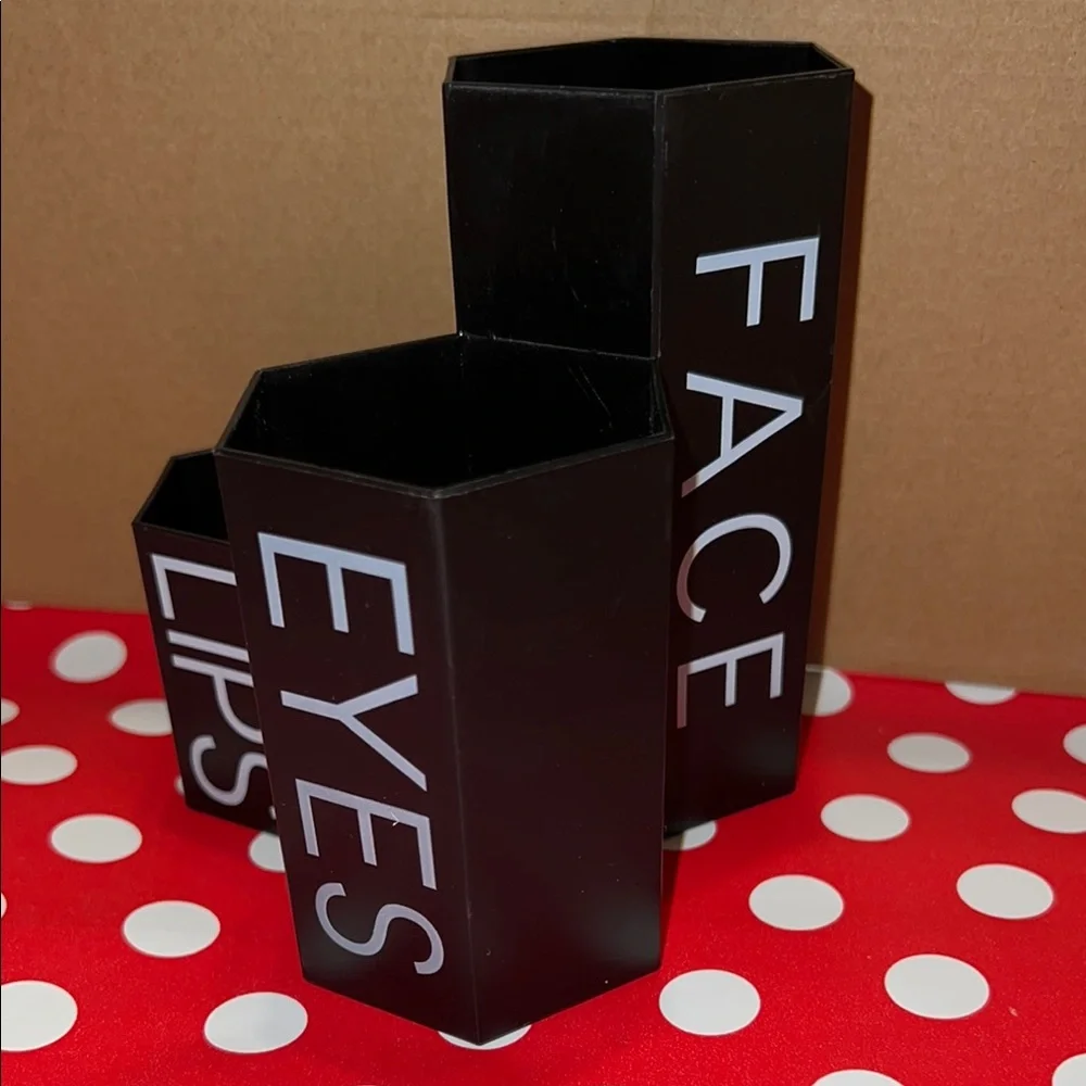 New Black Cosmetics Storage for Eyes, Lips, Face